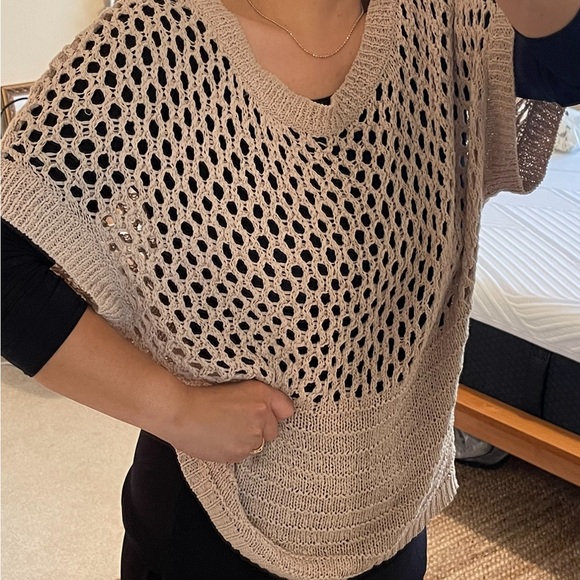 Left on Houston Slouchy Stitch Pullover - Picture 2 of 6